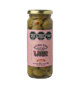 Aceitunas verdes rellenas con pimiento